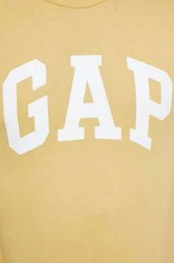 Ανδρικά Μπλουζάκια Βαμβακερό μπλουζάκι GAP κίτρινο -Gap Κατάστημα unnamed file 1005