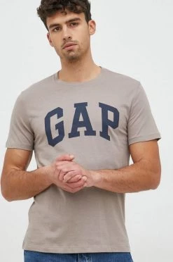 Ανδρικά Μπλουζάκια Βαμβακερό μπλουζάκι GAP καφέ -Gap Κατάστημα unnamed file 1009