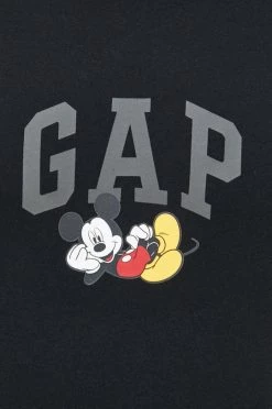 Ανδρικά Μπλουζάκια Βαμβακερό μπλουζάκι GAP Mickey Mouse μαύρο -Gap Κατάστημα unnamed file 1040