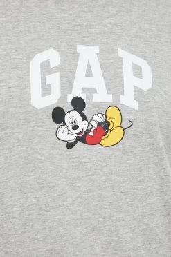 Ανδρικά Μπλουζάκια Βαμβακερό μπλουζάκι GAP Mickey Mouse γκρι -Gap Κατάστημα unnamed file 1071