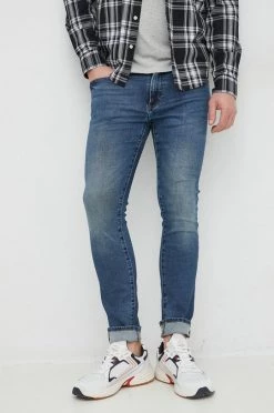 Ανδρικά Slim και Skinny Τζιν παντελονι GAP μπλε