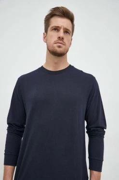 Ανδρικά Μακρυμάνικα Βαμβακερή μπλούζα με μακριά μανίκια GAP ναυτικό μπλε -Gap Κατάστημα unnamed file 1083