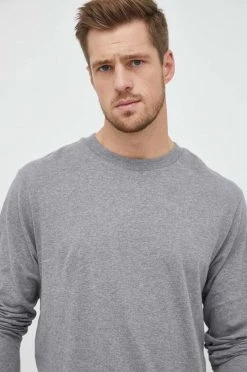 Ανδρικά Μακρυμάνικα Βαμβακερή μπλούζα με μακριά μανίκια GAP γκρι -Gap Κατάστημα unnamed file 1088