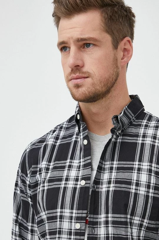 Ανδρικά Πουκάμισα Πουκάμισο GAP μαύρο, 6 Ανδρικά Πουκάμισα Πουκάμισο GAP μαύρο, - Image 4