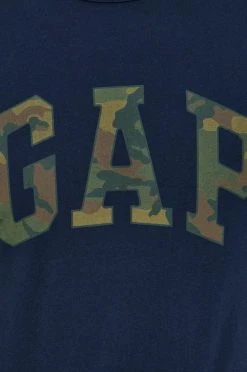 Ανδρικά Μπλουζάκια Βαμβακερό μπλουζάκι GAP ναυτικό μπλε -Gap Κατάστημα unnamed file 1126