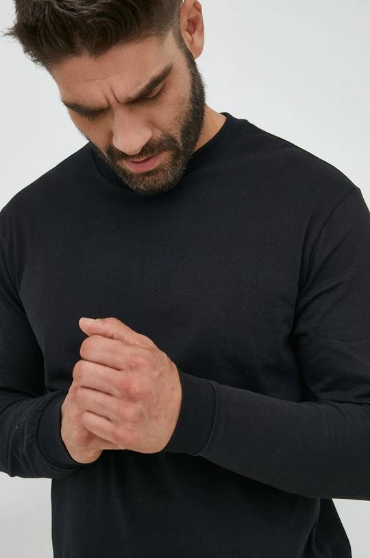 Ανδρικά Μακρυμάνικα Βαμβακερή μπλούζα με μακριά μανίκια GAP μαύρο 6 Ανδρικά Μακρυμάνικα Βαμβακερή μπλούζα με μακριά μανίκια GAP μαύρο - Image 4