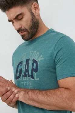Ανδρικά Μπλουζάκια Βαμβακερό μπλουζάκι GAP πράσινο -Gap Κατάστημα unnamed file 1144