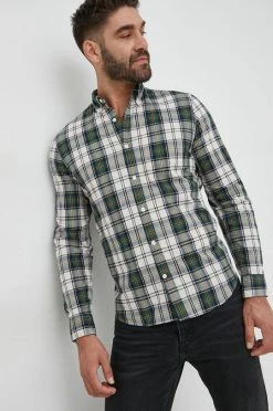 Ανδρικά Πουκάμισα Πουκάμισο GAP πράσινο,