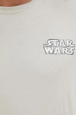 Ανδρικά Μακρυμάνικα Βαμβακερή μπλούζα με μακριά μανίκια GAP X Star Wars μπεζ -Gap Κατάστημα unnamed file 1161