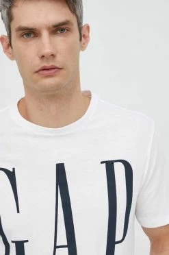 Ανδρικά Μπλουζάκια Βαμβακερό μπλουζάκι GAP άσπρο -Gap Κατάστημα unnamed file 1165