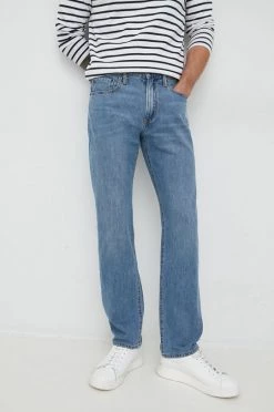 Ανδρικά Straight και Regular Τζιν παντελονι GAP μπλε