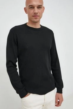 Ανδρικά Μακρυμάνικα Longsleeve GAP μαύρο