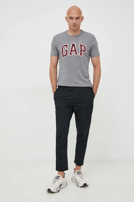 Ανδρικά Μπλουζάκια Βαμβακερό μπλουζάκι GAP γκρι 4 Ανδρικά Μπλουζάκια Βαμβακερό μπλουζάκι GAP γκρι - Image 2