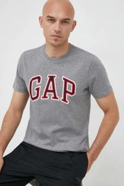 Ανδρικά Μπλουζάκια Βαμβακερό μπλουζάκι GAP γκρι 10 Ανδρικά Μπλουζάκια Βαμβακερό μπλουζάκι GAP γκρι -Gap Κατάστημα unnamed file 1203