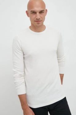 Ανδρικά Μακρυμάνικα Longsleeve GAP άσπρο,