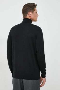 Ανδρικά Χωρίς φερμουάρ Μάλλινο πουλόβερ GAP χρώμα: μαύρο, -Gap Κατάστημα unnamed file 1259