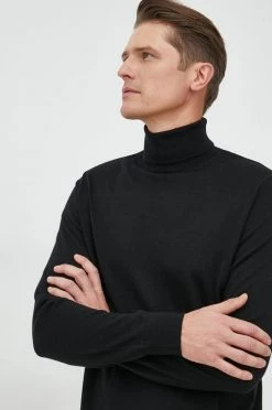 Ανδρικά Χωρίς φερμουάρ Μάλλινο πουλόβερ GAP χρώμα: μαύρο, -Gap Κατάστημα unnamed file 1260