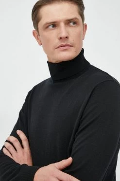 Ανδρικά Χωρίς φερμουάρ Μάλλινο πουλόβερ GAP χρώμα: μαύρο, -Gap Κατάστημα unnamed file 1261