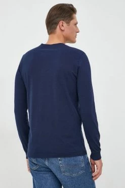 Ανδρικά Μακρυμάνικα Βαμβακερή μπλούζα με μακριά μανίκια GAP ναυτικό μπλε -Gap Κατάστημα unnamed file 1274