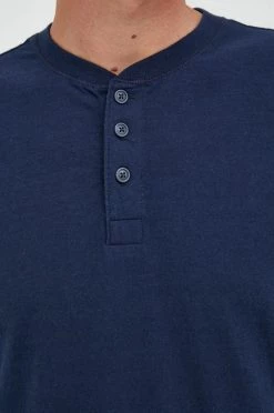 Ανδρικά Μακρυμάνικα Βαμβακερή μπλούζα με μακριά μανίκια GAP ναυτικό μπλε -Gap Κατάστημα unnamed file 1276