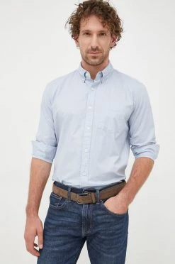 Ανδρικά Πουκάμισα Πουκάμισο GAP μπλε