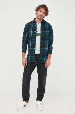 Ανδρικά Πουκάμισα Βαμβακερό πουκάμισο GAP χρώμα: πράσινο, -Gap Κατάστημα unnamed file 1303