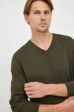 Ανδρικά Χωρίς φερμουάρ Βαμβακερό πουλόβερ GAP χρώμα: πράσινο, -Gap Κατάστημα unnamed file 1311