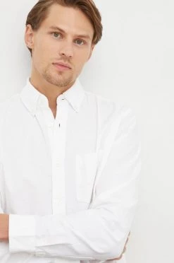 Ανδρικά Πουκάμισα Βαμβακερό πουκάμισο GAP χρώμα: άσπρο, -Gap Κατάστημα unnamed file 1316