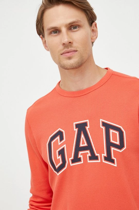 Ανδρικά Μακρυμάνικα Longsleeve GAP πορτοκαλί 6 Ανδρικά Μακρυμάνικα Longsleeve GAP πορτοκαλί - Image 4