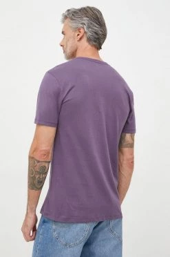 Ανδρικά Μπλουζάκια Βαμβακερό μπλουζάκι GAP μοβ -Gap Κατάστημα unnamed file 1378