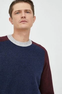 Ανδρικά Χωρίς φερμουάρ Πουλόβερ με προσθήκη μαλλιού GAP χρώμα: ναυτικό μπλε, -Gap Κατάστημα unnamed file 139