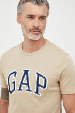 Ανδρικά Μπλουζάκια Βαμβακερό μπλουζάκι GAP πράσινο