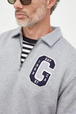 Ανδρικά Χωρίς φερμουάρ Μπλούζα GAP γκρι, -Gap Κατάστημα unnamed file 1405