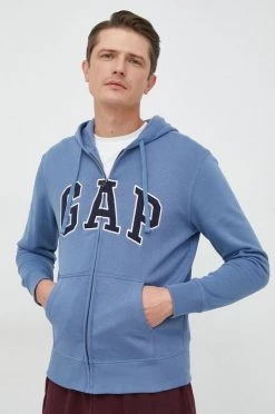 Ανδρικά Με φερμουάρ Μπλούζα GAP κουκούλα