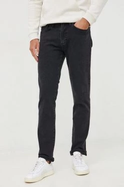 Ανδρικά Slim και Skinny Τζιν παντελονι GAP μαύρο