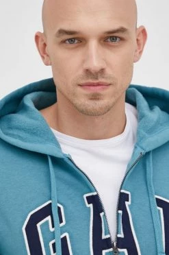 Ανδρικά Με φερμουάρ Μπλούζα GAP τιρκουάζ, -Gap Κατάστημα unnamed file 1449