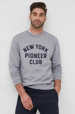 Ανδρικά Χωρίς φερμουάρ Μπλούζα GAP χρώμα: γκρι, -Gap Κατάστημα unnamed file 1469