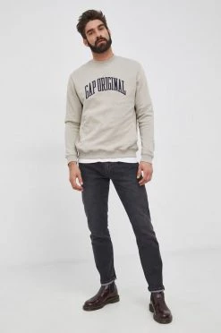 Ανδρικά Χωρίς φερμουάρ Μπλούζα GAP χρώμα: κίτρινο -Gap Κατάστημα unnamed file 1483