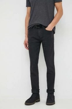 Ανδρικά Slim και Skinny Τζιν παντελονι GAP μαύρο