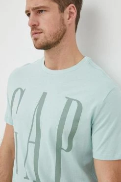 Ανδρικά Μπλουζάκια Βαμβακερό μπλουζάκι GAP τιρκουάζ -Gap Κατάστημα unnamed file 1540