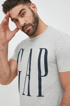 Ανδρικά Μπλουζάκια Βαμβακερό μπλουζάκι GAP γκρι -Gap Κατάστημα unnamed file 1549