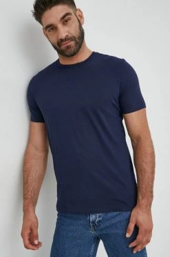 Ανδρικά Μπλουζάκια Βαμβακερό μπλουζάκι GAP ναυτικό μπλε