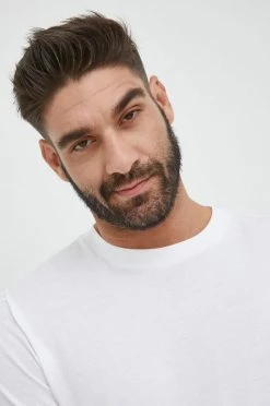 Ανδρικά Μακρυμάνικα Βαμβακερή μπλούζα με μακριά μανίκια GAP άσπρο -Gap Κατάστημα unnamed file 1570