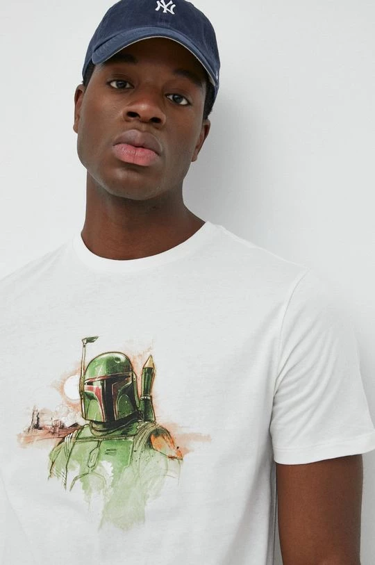 Ανδρικά Μπλουζάκια Βαμβακερό μπλουζάκι GAP γκρι 3 Ανδρικά Μπλουζάκια Βαμβακερό μπλουζάκι GAP γκρι