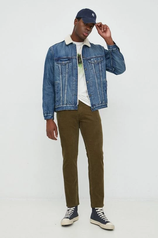 Ανδρικά Μπλουζάκια Βαμβακερό μπλουζάκι GAP γκρι 4 Ανδρικά Μπλουζάκια Βαμβακερό μπλουζάκι GAP γκρι - Image 2