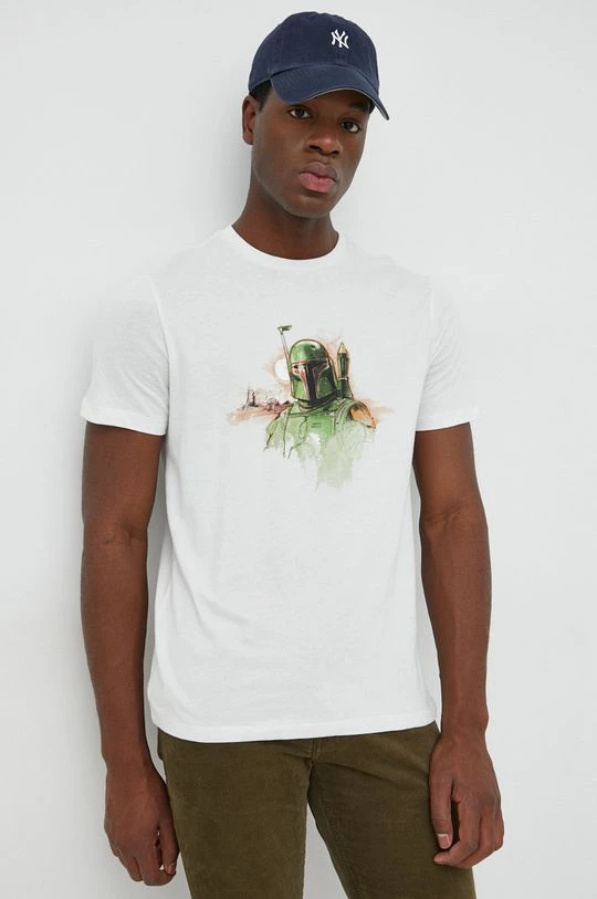 Ανδρικά Μπλουζάκια Βαμβακερό μπλουζάκι GAP γκρι 6 Ανδρικά Μπλουζάκια Βαμβακερό μπλουζάκι GAP γκρι - Image 4