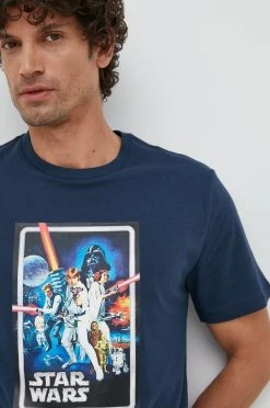 Ανδρικά Μπλουζάκια Βαμβακερό μπλουζάκι GAP ναυτικό μπλε -Gap Κατάστημα unnamed file 1631