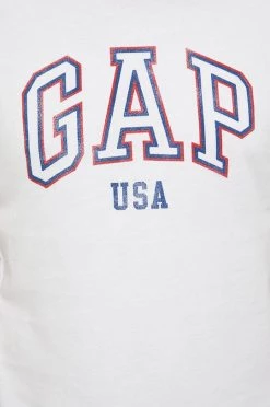 Ανδρικά Μπλουζάκια Βαμβακερό μπλουζάκι GAP άσπρο -Gap Κατάστημα unnamed file 1642