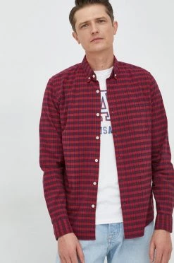 Ανδρικά Πουκάμισα Πουκάμισο GAP ναυτικό μπλε,