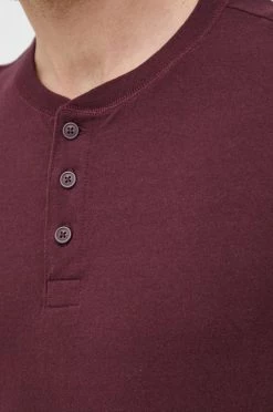 Ανδρικά Μακρυμάνικα Βαμβακερή μπλούζα με μακριά μανίκια GAP κάστανο -Gap Κατάστημα unnamed file 1673